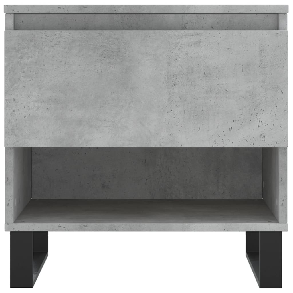 vidaXL Coffee Tables 2 pcs Concrete Grey 50x46x50 cm Engineered Wood