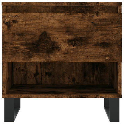 vidaXL Coffee Tables 2 pcs Smoked Oak 50x46x50 cm Engineered Wood