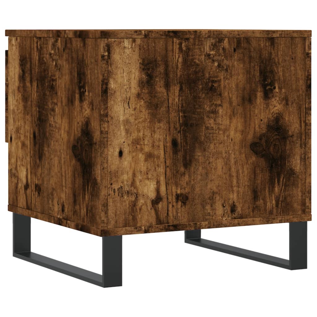 vidaXL Coffee Tables 2 pcs Smoked Oak 50x46x50 cm Engineered Wood