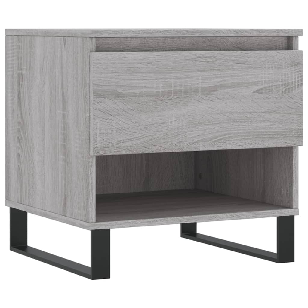vidaXL Coffee Tables 2 pcs Grey Sonoma 50x46x50 cm Engineered Wood