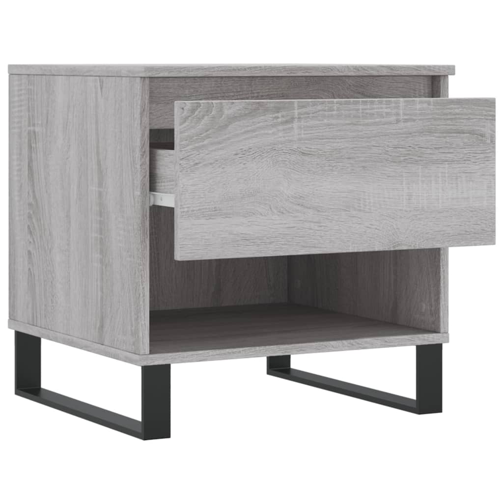 vidaXL Coffee Tables 2 pcs Grey Sonoma 50x46x50 cm Engineered Wood