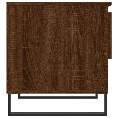 vidaXL Coffee Tables 2 pcs Brown Oak 50x46x50 cm Engineered Wood