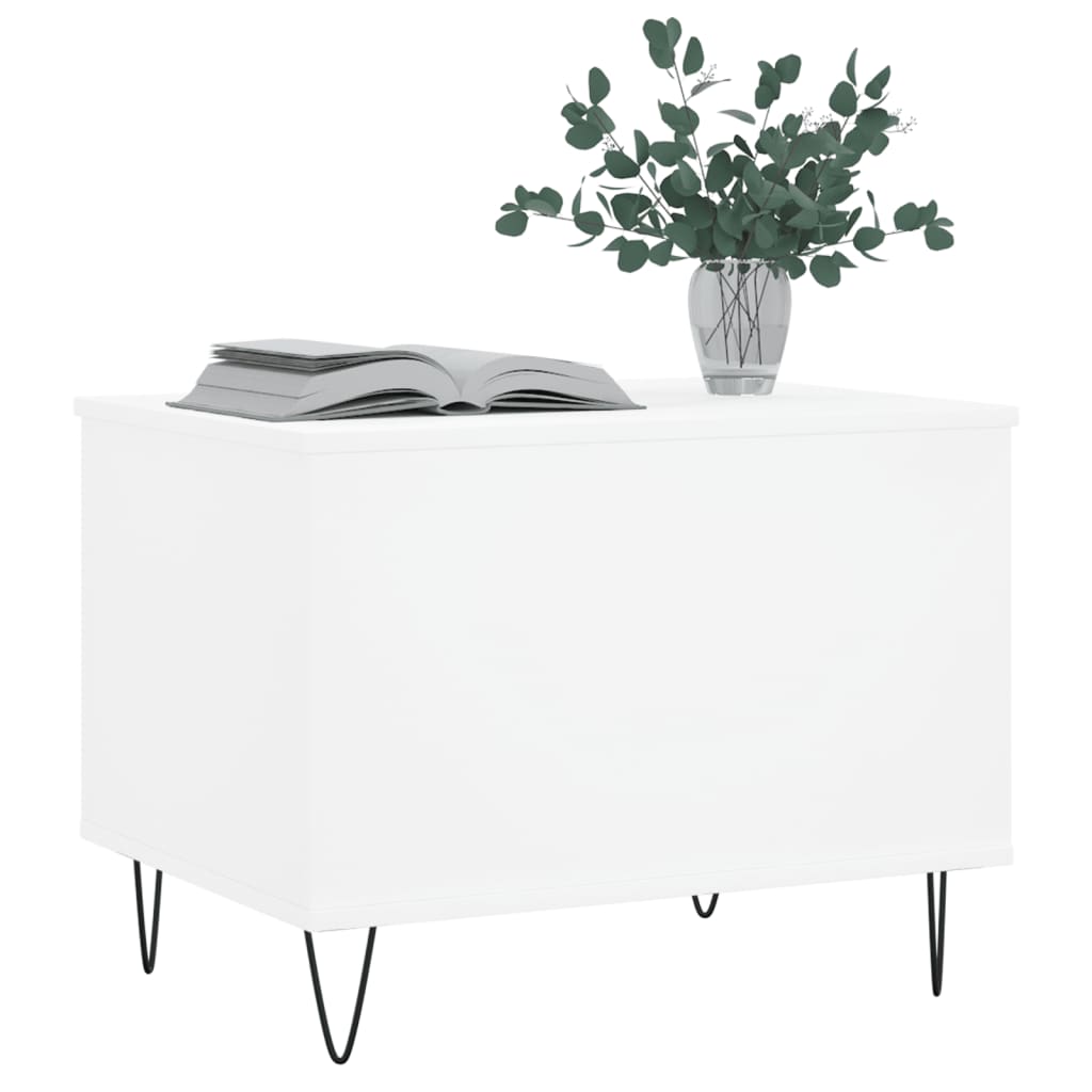 vidaXL Coffee Table White 60x44,5x45 cm Engineered Wood