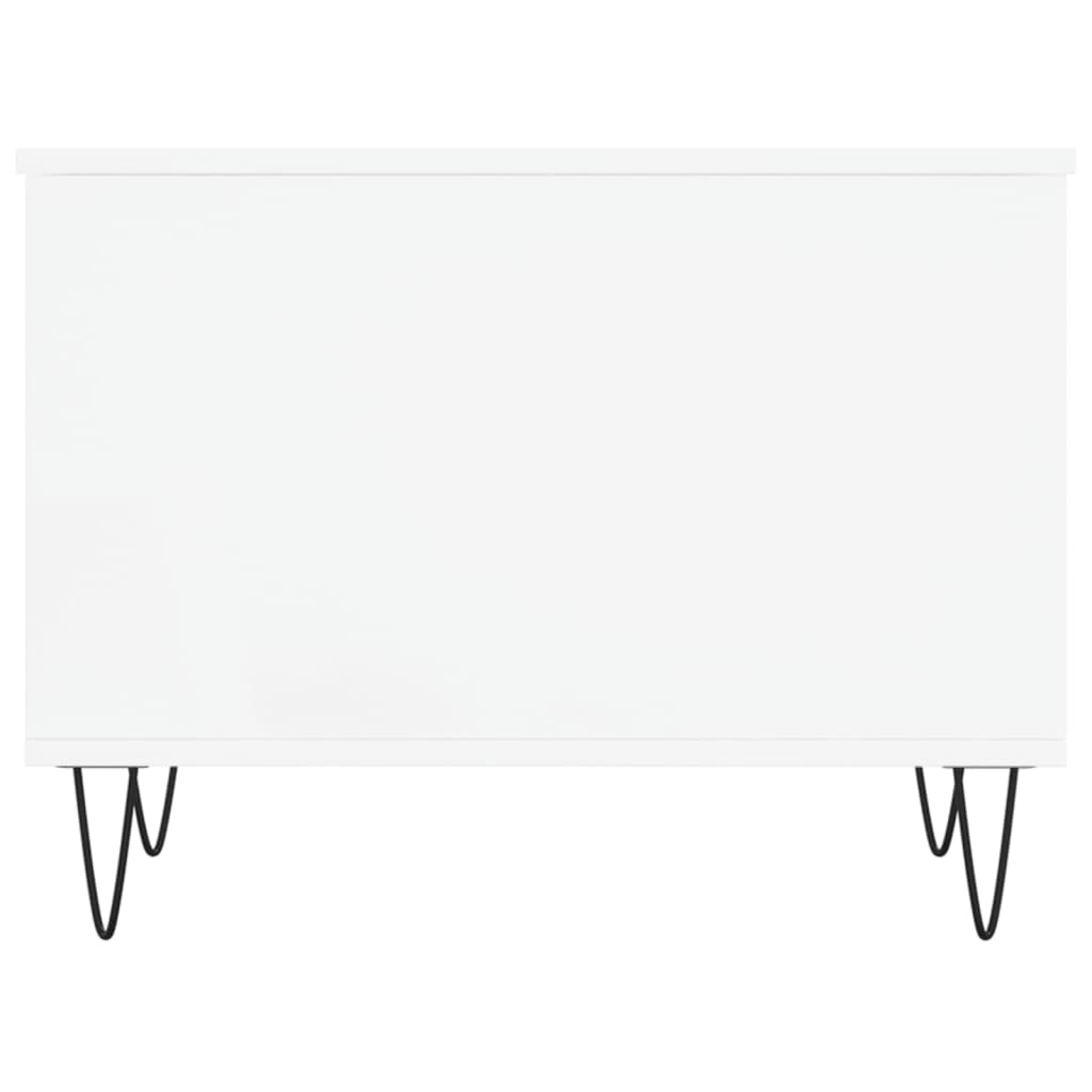 vidaXL Coffee Table White 60x44.5x45 cm Engineered Wood