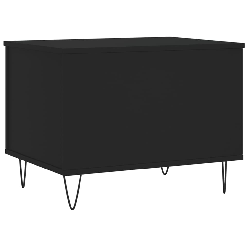 vidaXL Coffee Table Black 60x44,5x45 cm Engineered Wood