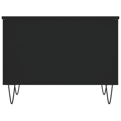 vidaXL Coffee Table Black 60x44.5x45 cm Engineered Wood