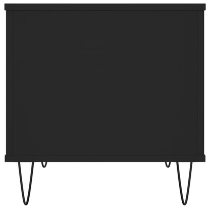 vidaXL Coffee Table Black 60x44.5x45 cm Engineered Wood