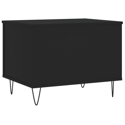 vidaXL Coffee Table Black 60x44,5x45 cm Engineered Wood