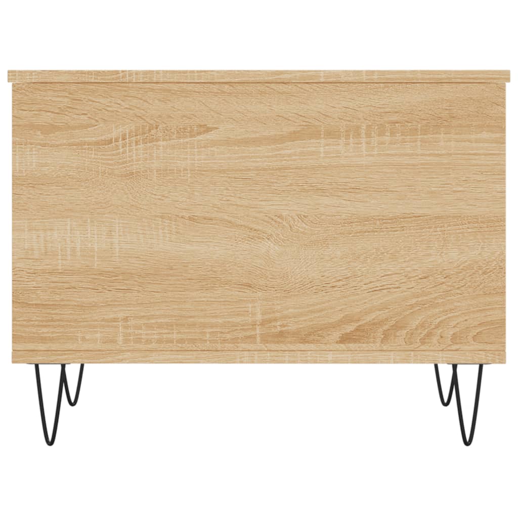vidaXL Coffee Table Sonoma Oak 60x44.5x45 cm Engineered Wood