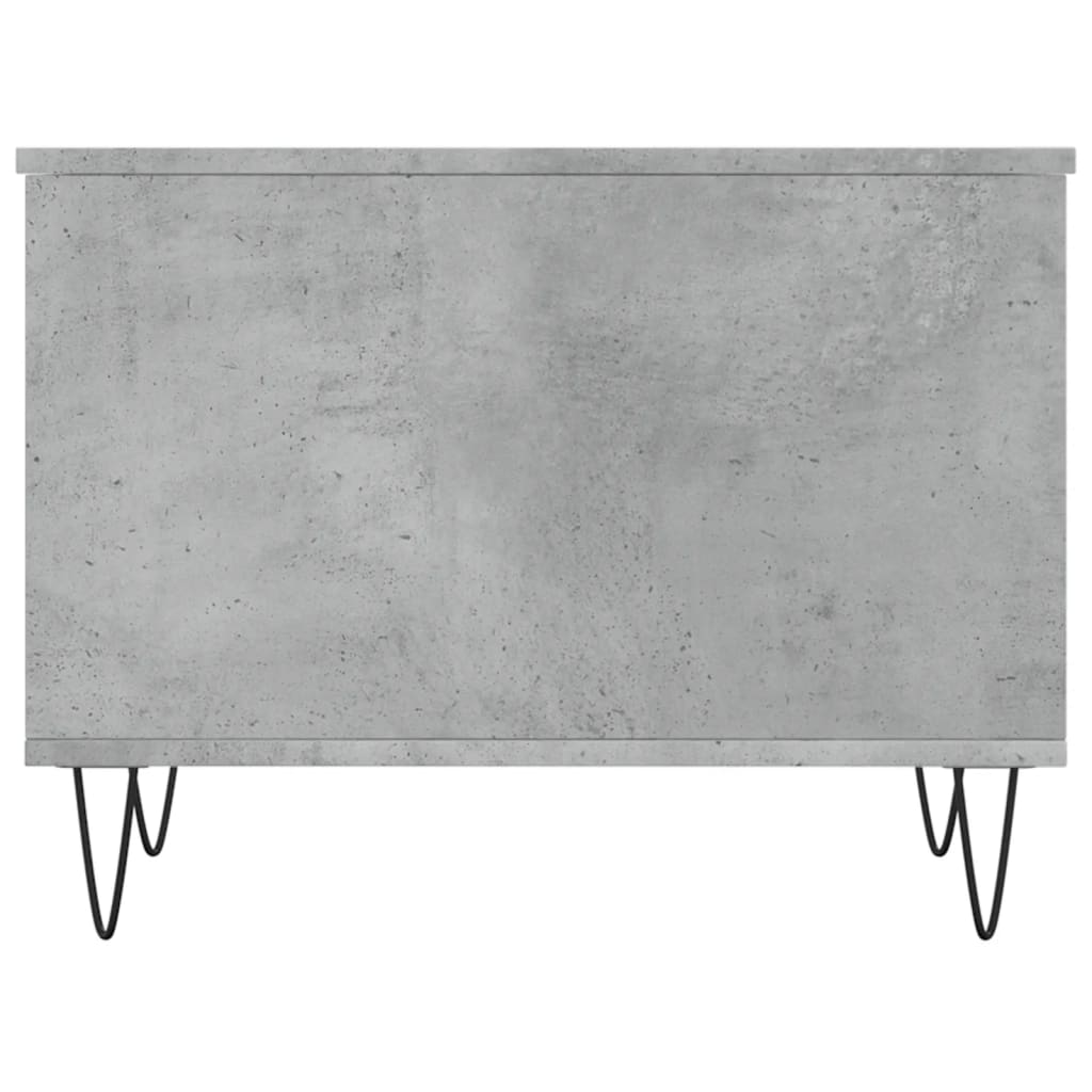 vidaXL Coffee Table Concrete Grey 60x44.5x45 cm Engineered Wood