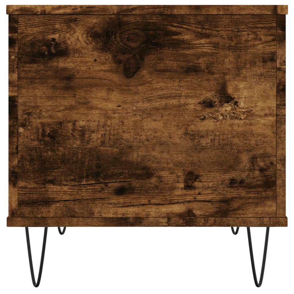 vidaXL Coffee Table Smoked Oak 60x44.5x45 cm Engineered Wood