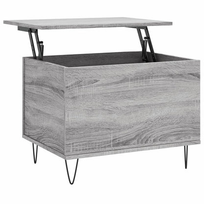 vidaXL Coffee Table Grey Sonoma 60x44,5x45 cm Engineered Wood