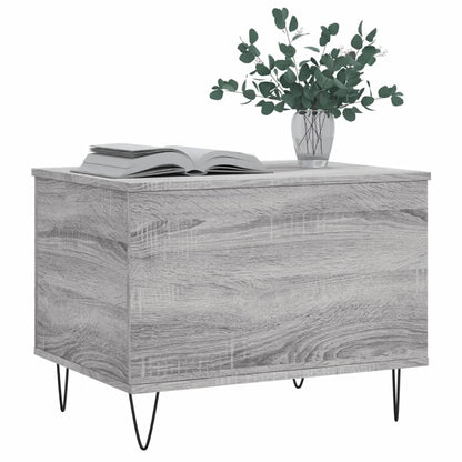 vidaXL Coffee Table Grey Sonoma 60x44.5x45 cm Engineered Wood