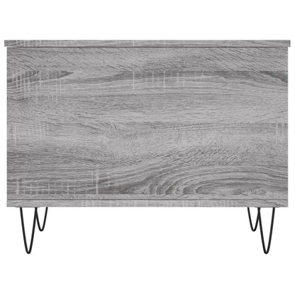 vidaXL Coffee Table Grey Sonoma 60x44,5x45 cm Engineered Wood