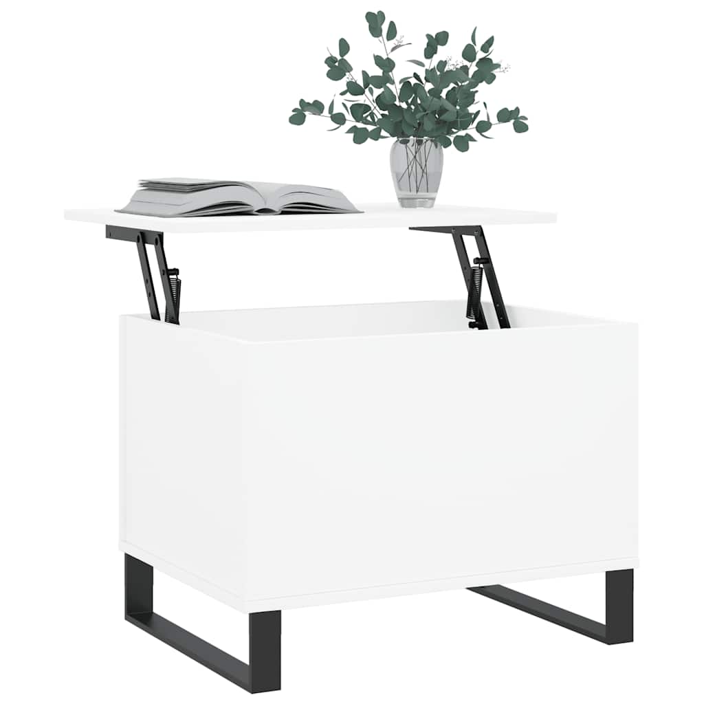 vidaXL Coffee Table White 60x44,5x45 cm Engineered Wood