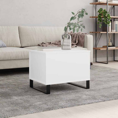 vidaXL Coffee Table White 60x44.5x45 cm Engineered Wood