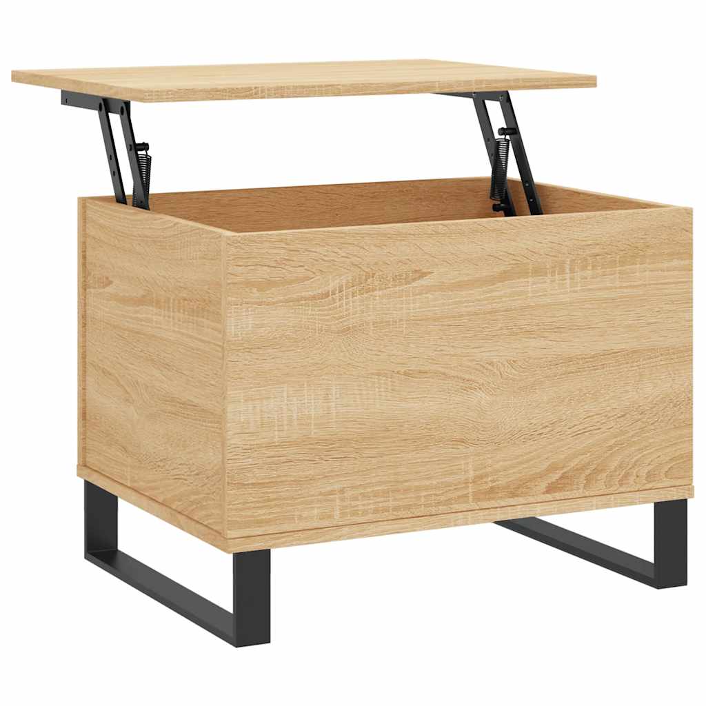 vidaXL Coffee Table Sonoma Oak 60x44,5x45 cm Engineered Wood