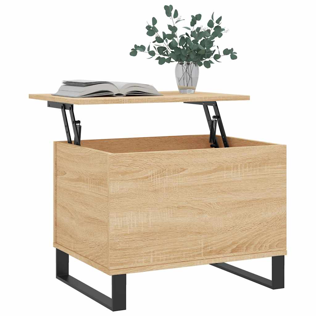vidaXL Coffee Table Sonoma Oak 60x44,5x45 cm Engineered Wood