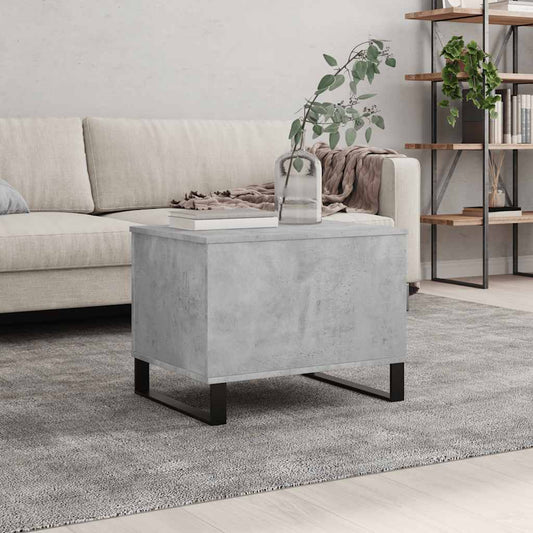 vidaXL Coffee Table Concrete Grey 60x44,5x45 cm Engineered Wood