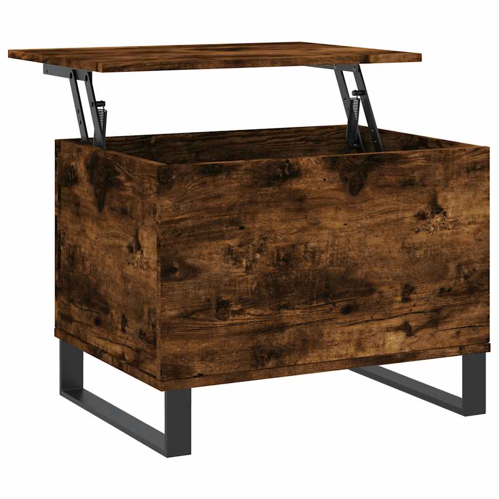 vidaXL Coffee Table Smoked Oak 60x44,5x45 cm Engineered Wood