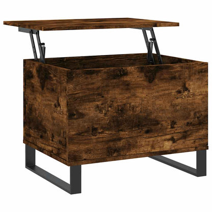 vidaXL Coffee Table Smoked Oak 60x44,5x45 cm Engineered Wood