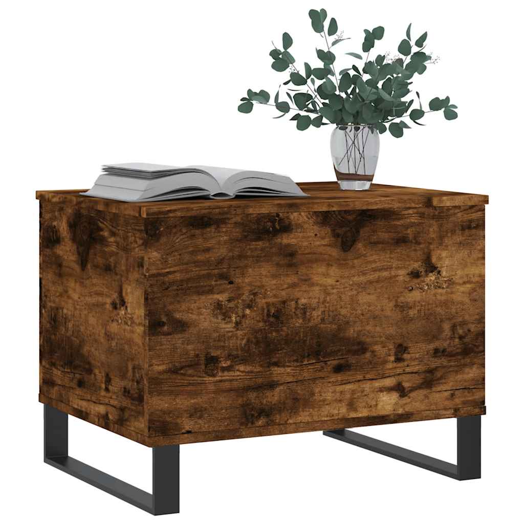 vidaXL Coffee Table Smoked Oak 60x44,5x45 cm Engineered Wood