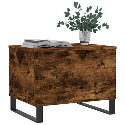 vidaXL Coffee Table Smoked Oak 60x44,5x45 cm Engineered Wood