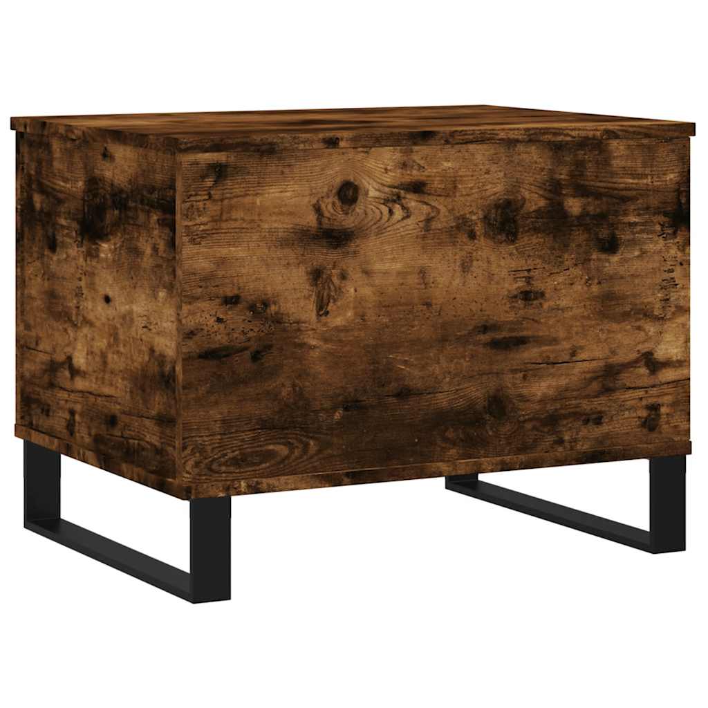 vidaXL Coffee Table Smoked Oak 60x44,5x45 cm Engineered Wood