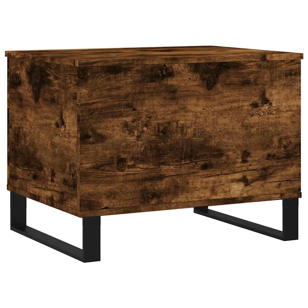 vidaXL Coffee Table Smoked Oak 60x44,5x45 cm Engineered Wood