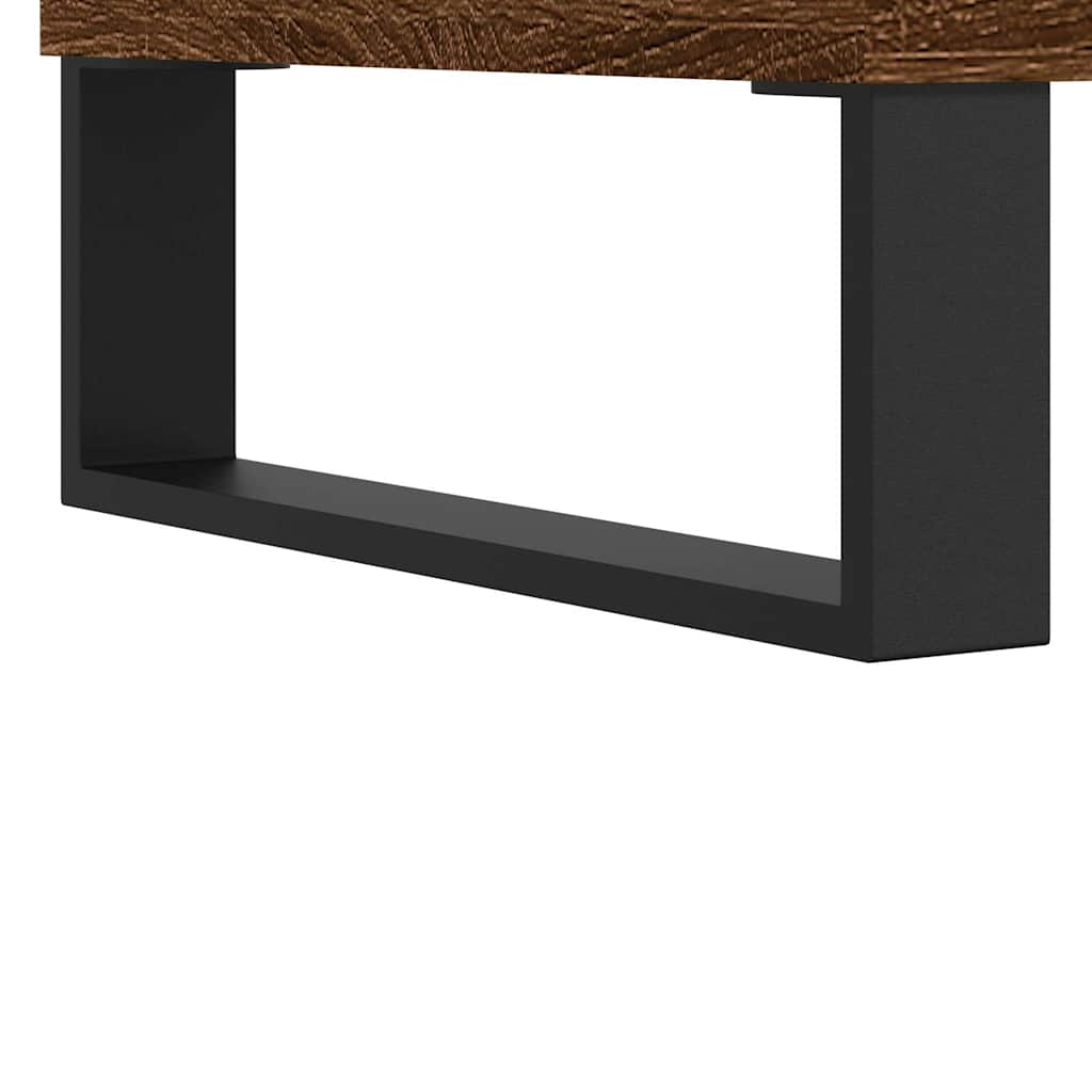 vidaXL Coffee Table Smoked Oak 60x44,5x45 cm Engineered Wood