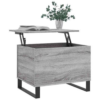 vidaXL Coffee Table Grey Sonoma 60x44,5x45 cm Engineered Wood