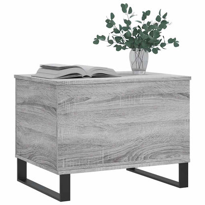 vidaXL Coffee Table Grey Sonoma 60x44,5x45 cm Engineered Wood