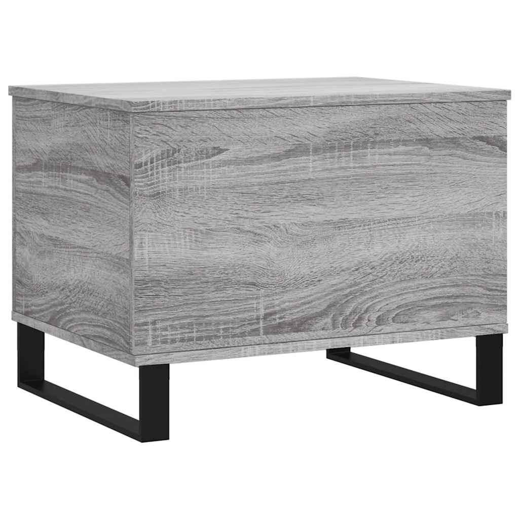 vidaXL Coffee Table Grey Sonoma 60x44,5x45 cm Engineered Wood