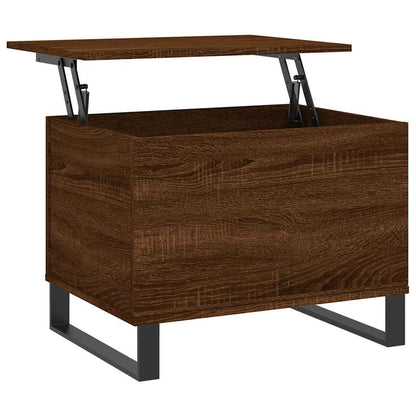vidaXL Coffee Table Brown Oak 60x44,5x45 cm Engineered Wood