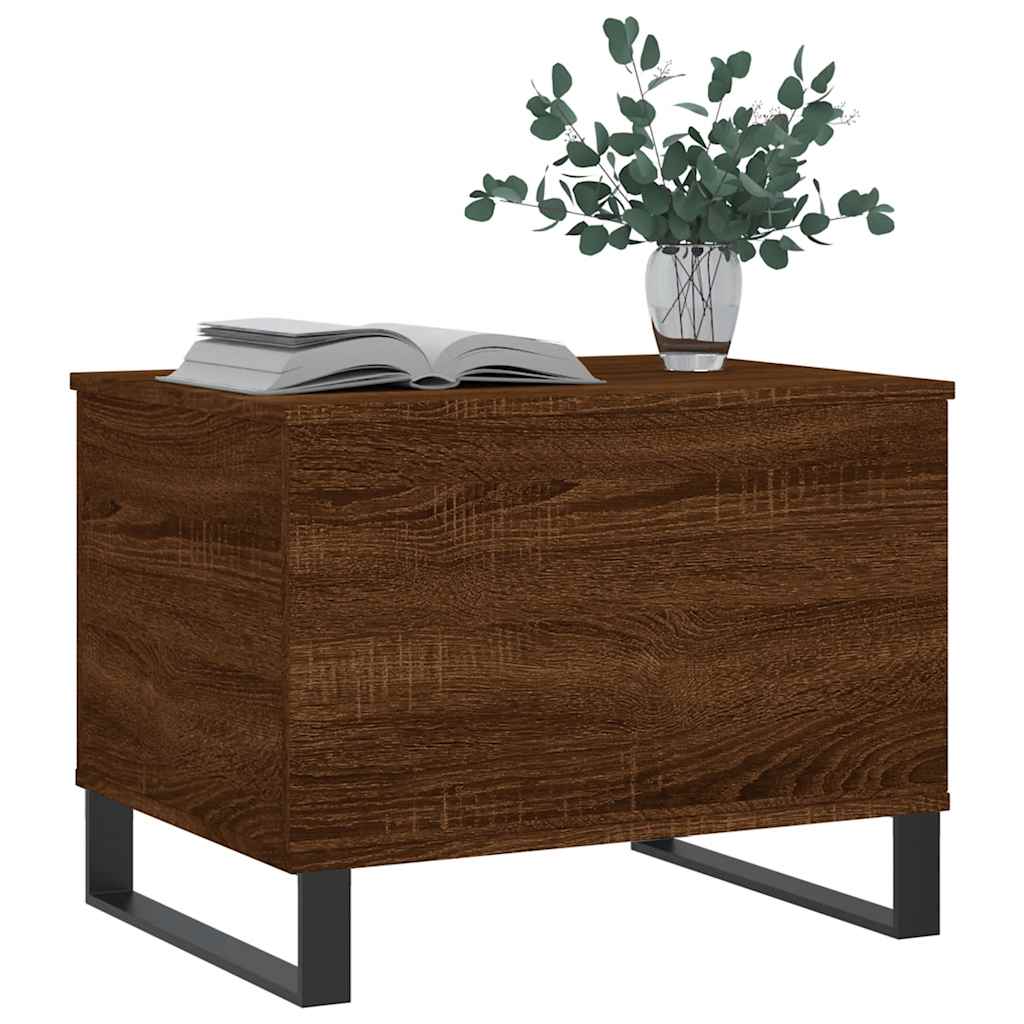 vidaXL Coffee Table Brown Oak 60x44,5x45 cm Engineered Wood