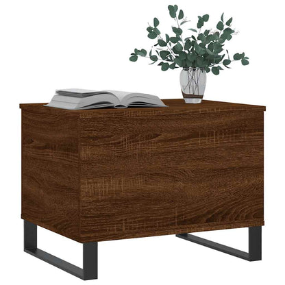 vidaXL Coffee Table Brown Oak 60x44,5x45 cm Engineered Wood