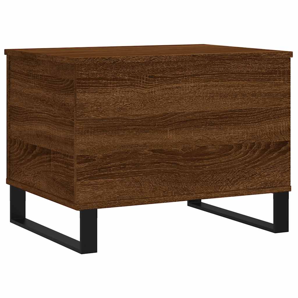 vidaXL Coffee Table Brown Oak 60x44,5x45 cm Engineered Wood