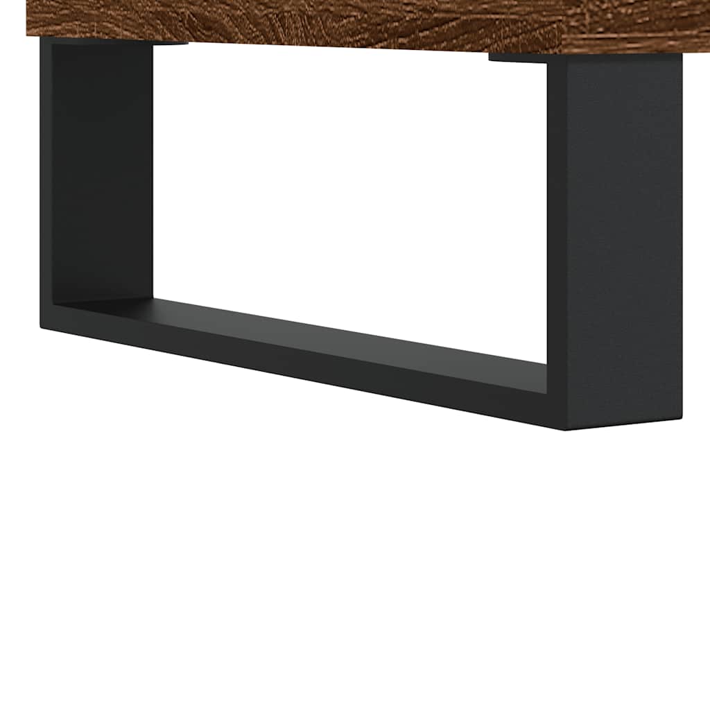vidaXL Coffee Table Brown Oak 60x44,5x45 cm Engineered Wood