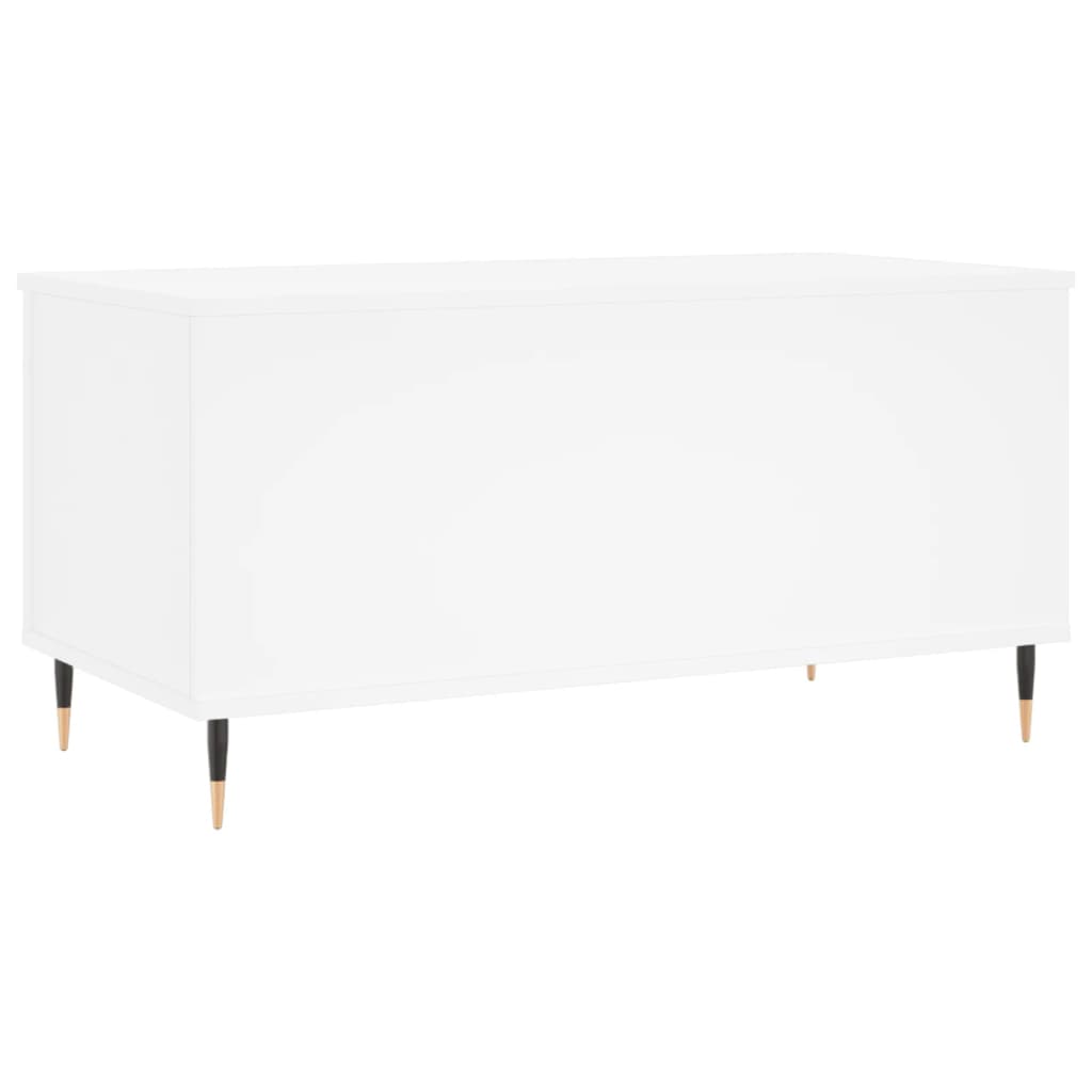 vidaXL Coffee Table White 90x44,5x45 cm Engineered Wood