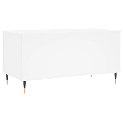 vidaXL Coffee Table White 90x44,5x45 cm Engineered Wood