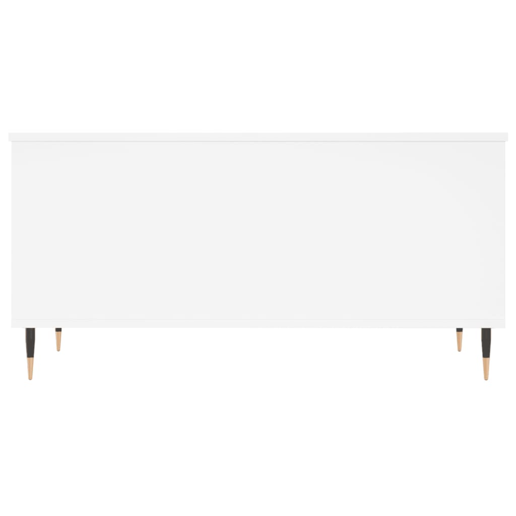vidaXL Coffee Table White 90x44,5x45 cm Engineered Wood
