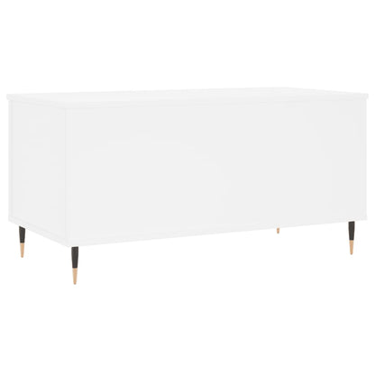 vidaXL Coffee Table White 90x44,5x45 cm Engineered Wood