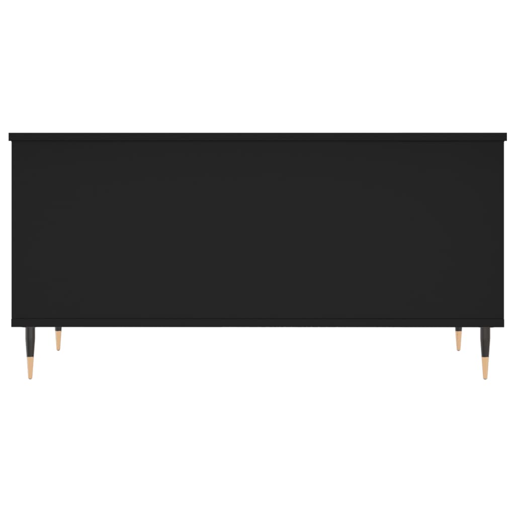 vidaXL Coffee Table Black 90x44.5x45 cm Engineered Wood