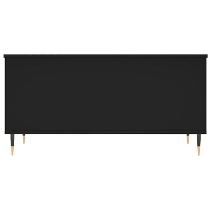 vidaXL Coffee Table Black 90x44.5x45 cm Engineered Wood