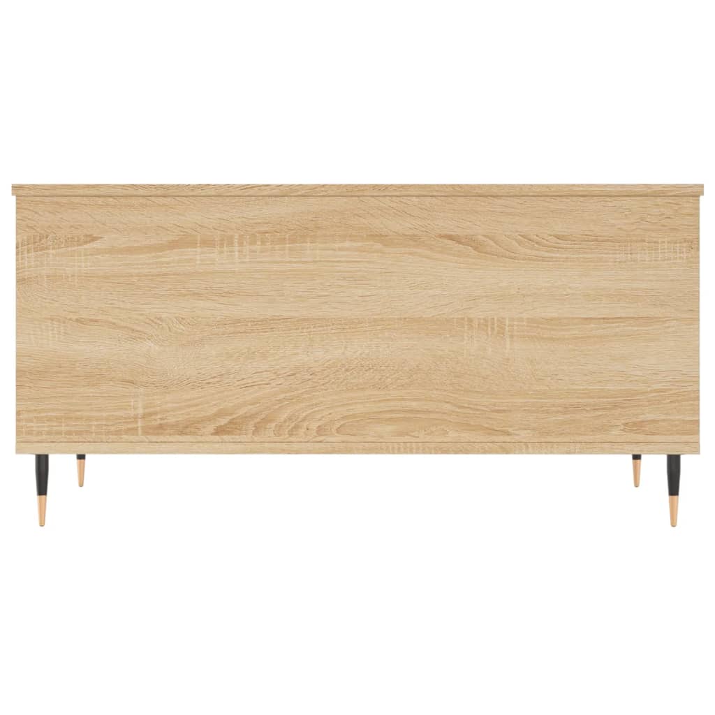 vidaXL Coffee Table Sonoma Oak 90x44.5x45 cm Engineered Wood