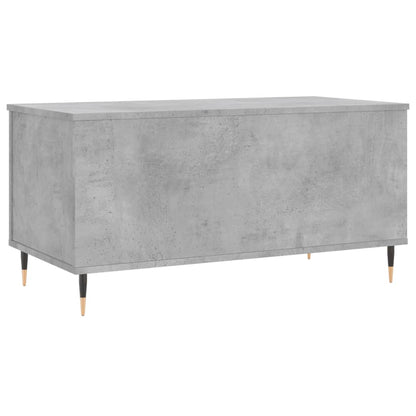 vidaXL Coffee Table Concrete Grey 90x44,5x45 cm Engineered Wood