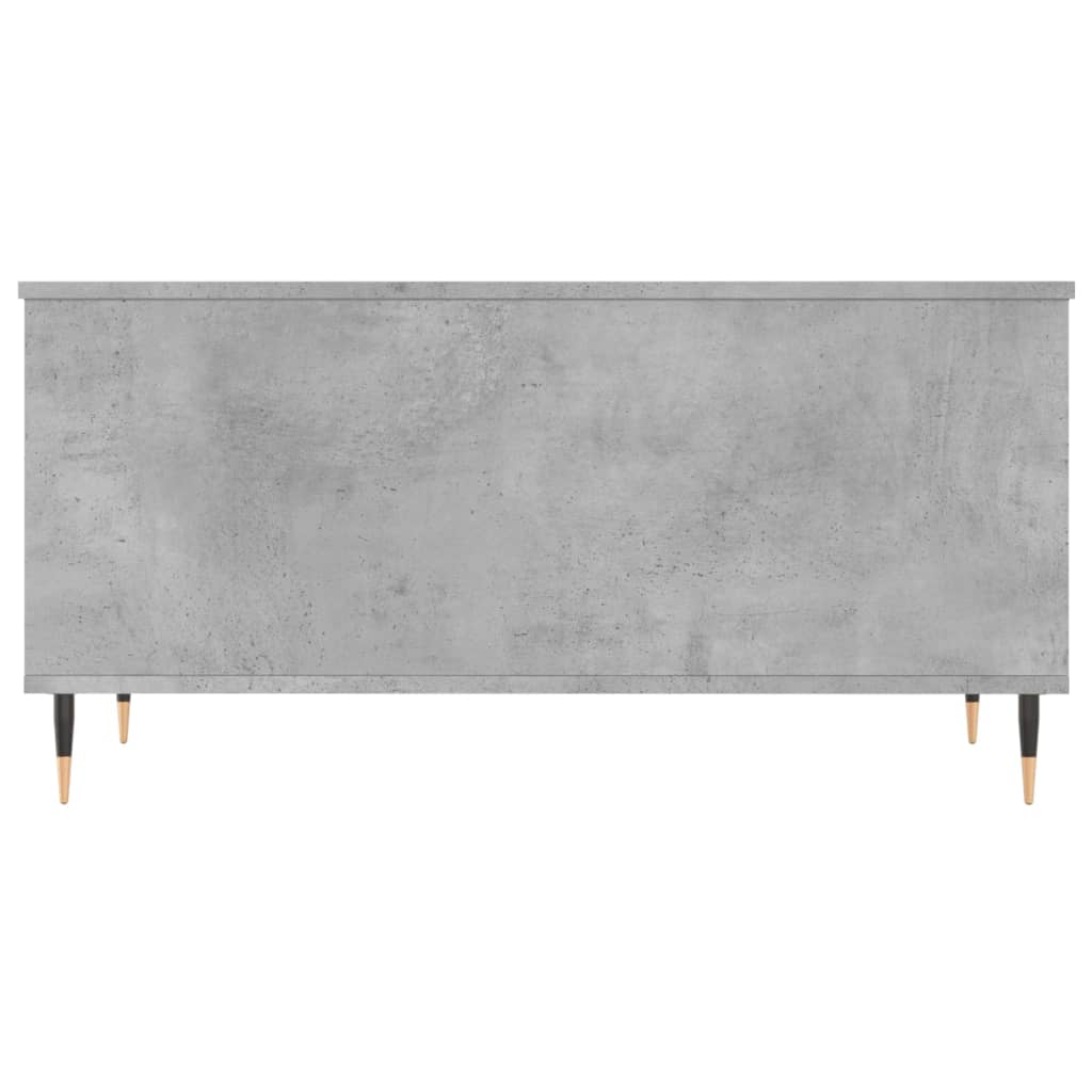 vidaXL Coffee Table Concrete Grey 90x44,5x45 cm Engineered Wood