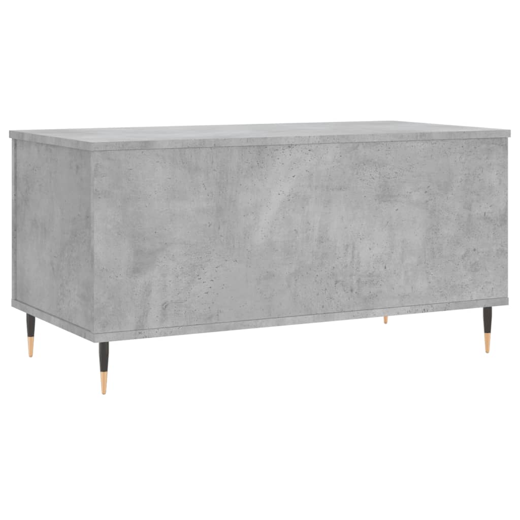 vidaXL Coffee Table Concrete Grey 90x44,5x45 cm Engineered Wood
