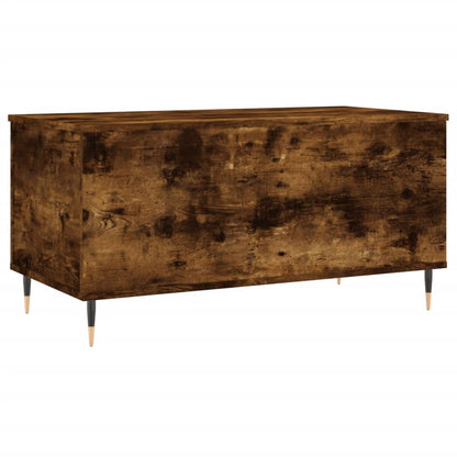 vidaXL Coffee Table Smoked Oak 90x44,5x45 cm Engineered Wood