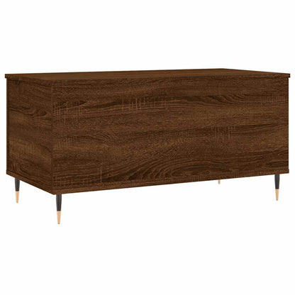 vidaXL Coffee Table Brown Oak 90x44,5x45 cm Engineered Wood